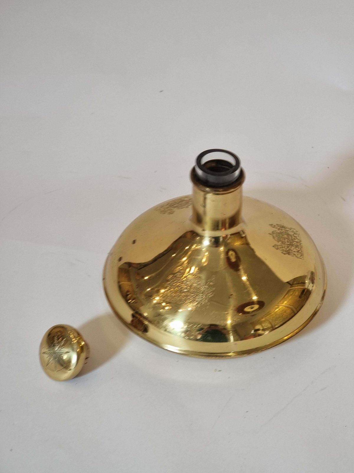 `Captain's Decanter/ Kaptens Karaff`, Made By Norrsken Metall, Sweden Late 1900s photo furniture