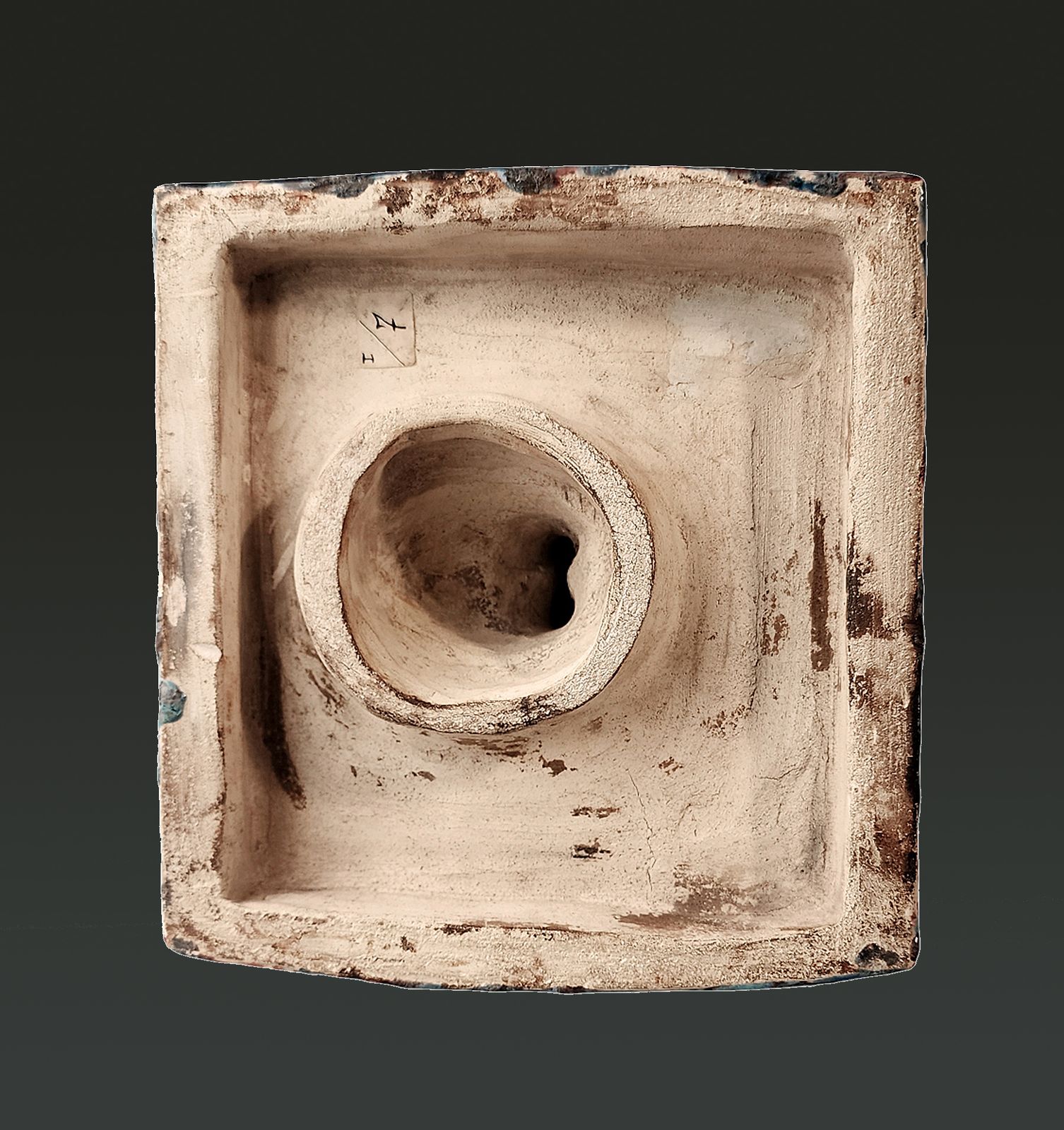 1920s Art Déco Glazed Ceramic Sculpture With Base 'La Femme Voilée De Marrakech' By Céline Lepage, France photo 8150.0