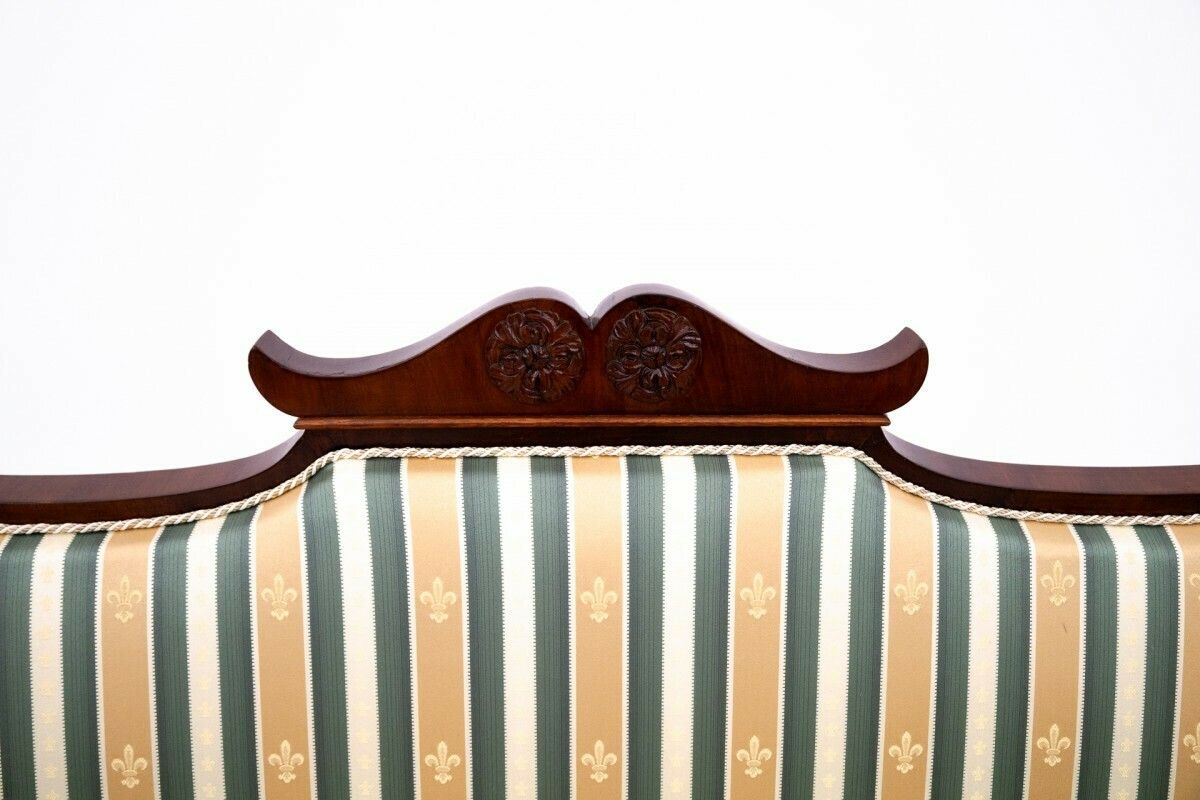 Biedermeier Sofa, Northern Europe, Circa 1860. After Renovation photo vinterior