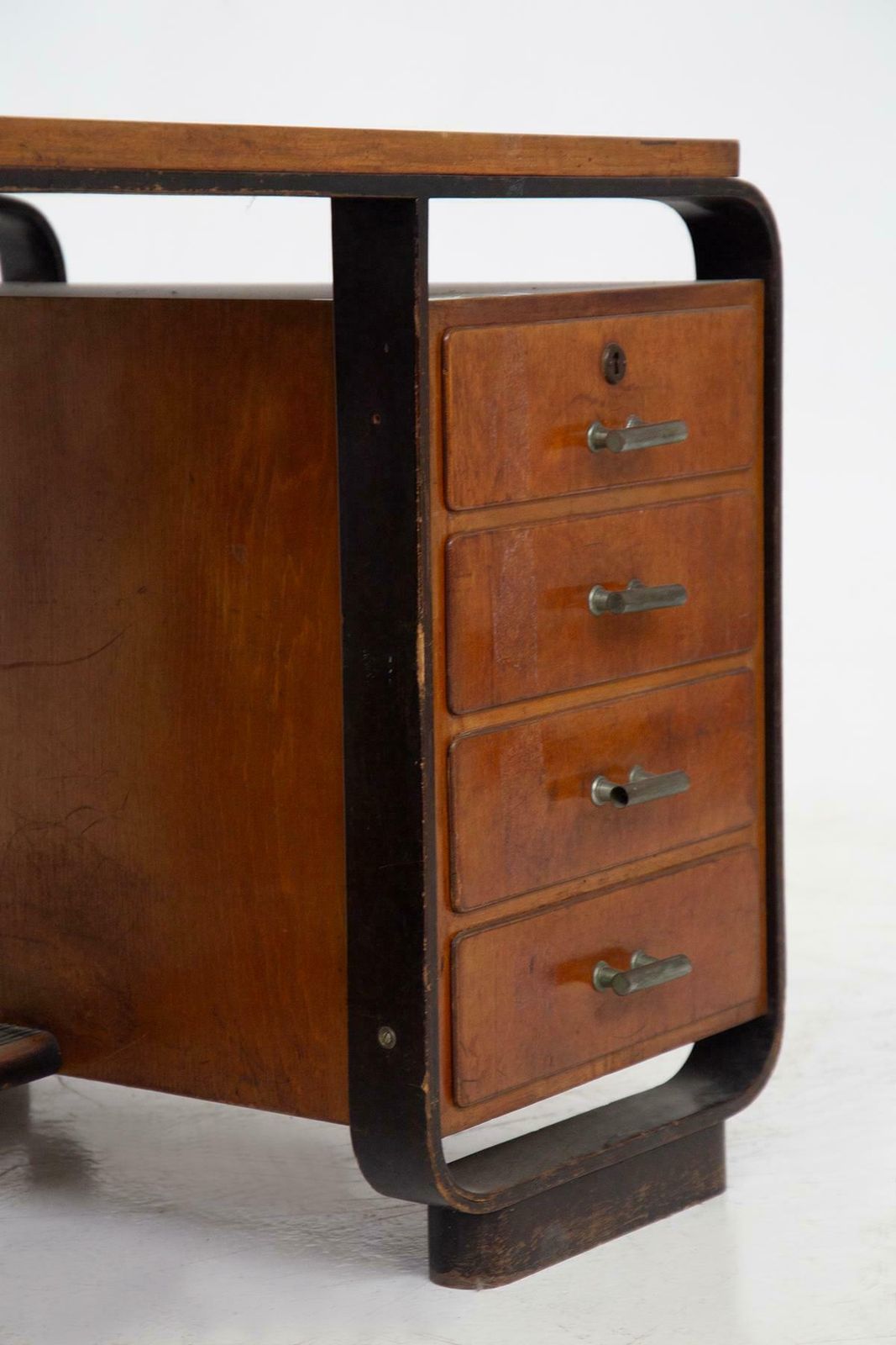 Rationalist Italian Desk By Giuseppe Pagano photo vintage