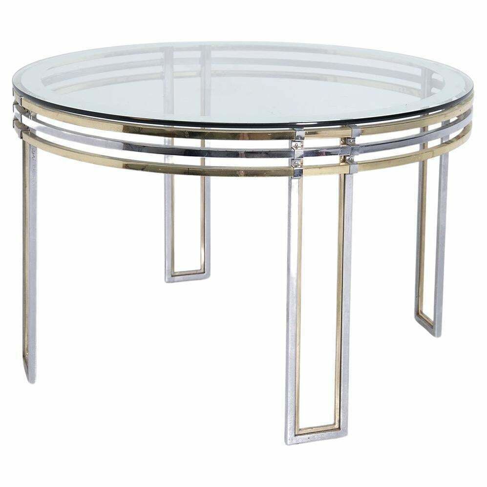 Italian Dining Table By Romeo Rega In Steel