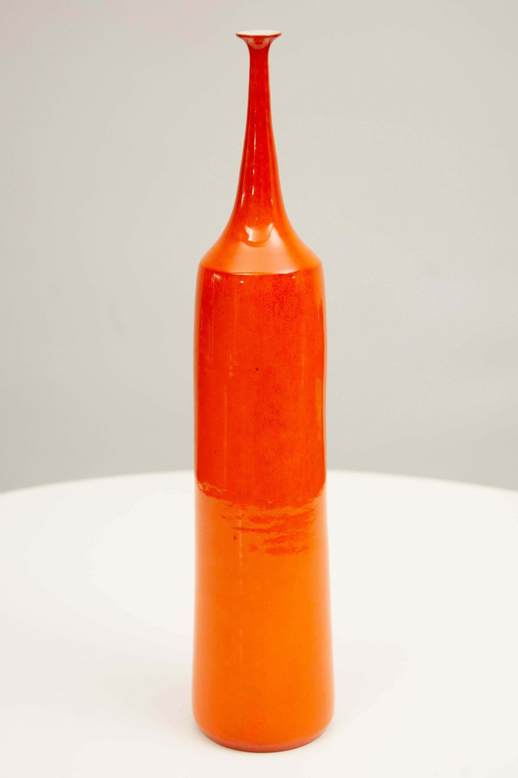 Large Orange Glazed Amphora Ceramic Vase, Belgium, Paco photo furniture