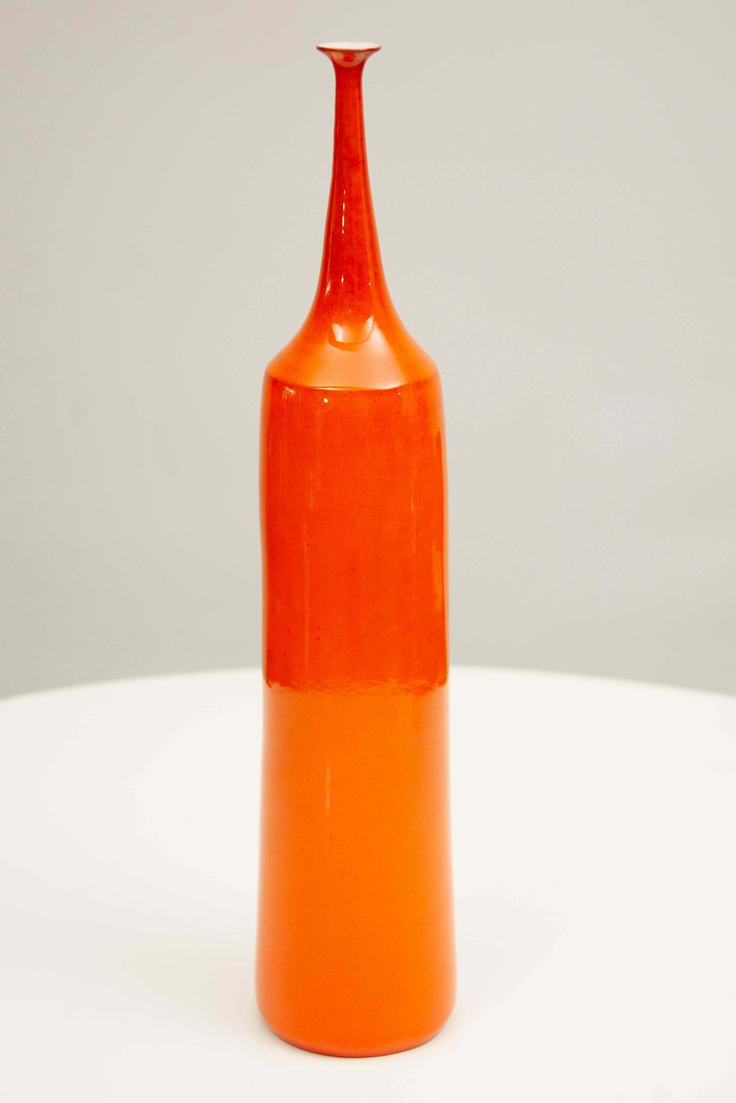 Large Orange Glazed Amphora Ceramic Vase, Belgium, Paco photo Home Decor
