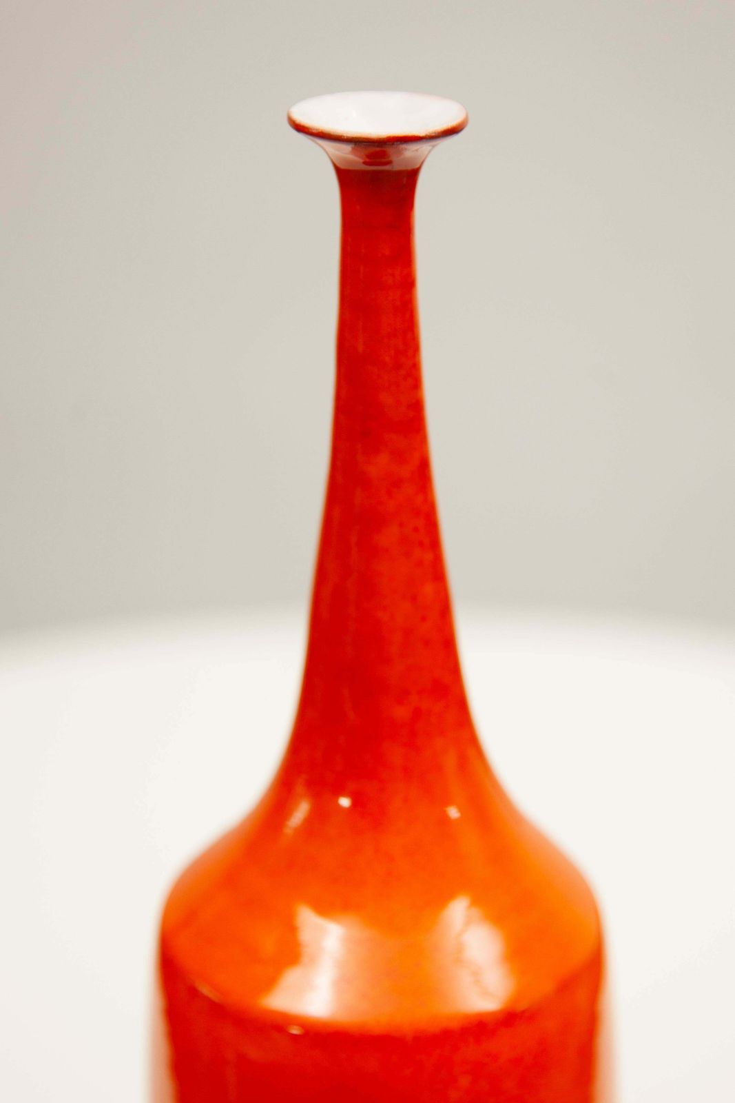 Large Orange Glazed Amphora Ceramic Vase, Belgium, Paco photo 1230.0