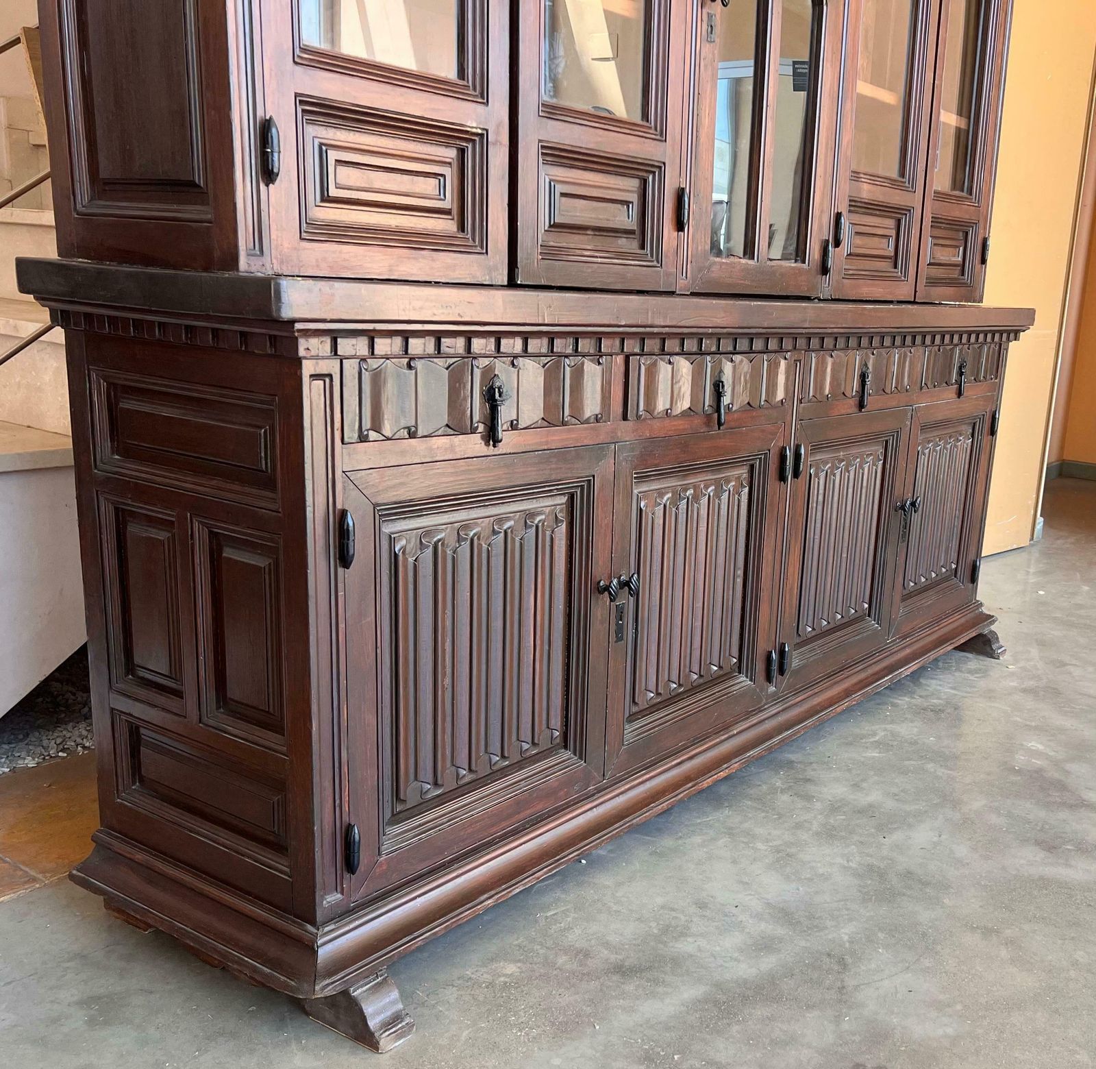 19th Century French Large Empire Period Bookcase Or Church Cupboard photo buy