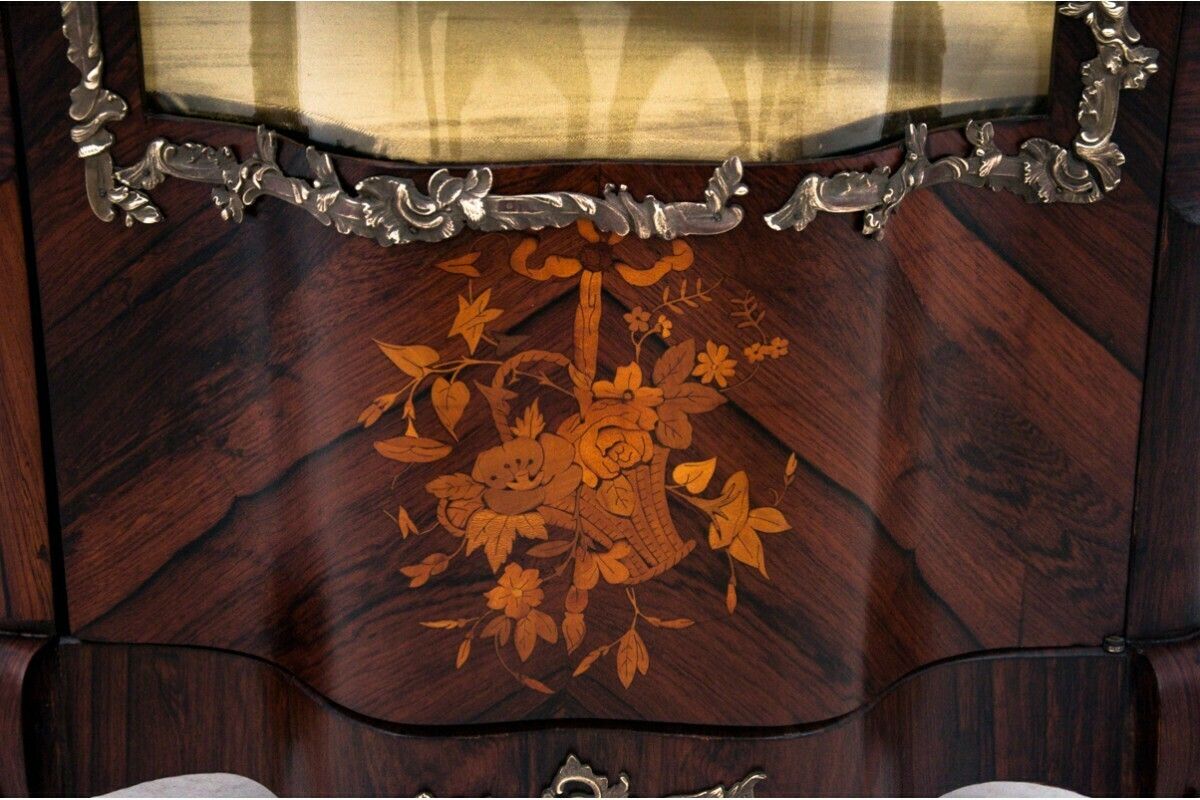 Aged Display Case, France, Circa 1830. After Renovation. photo vintage