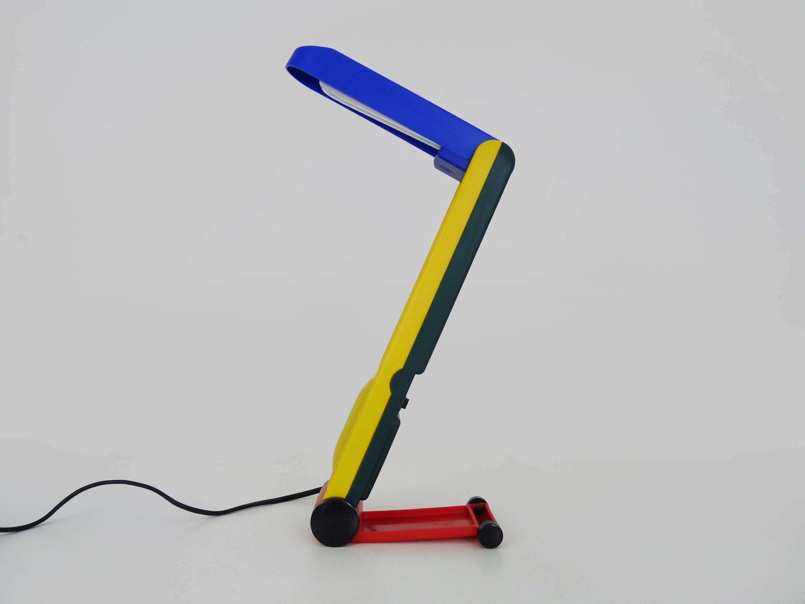 Postmodern Desk Lamp By Benetton, Memphis Style Italy 1980s photo Lighting