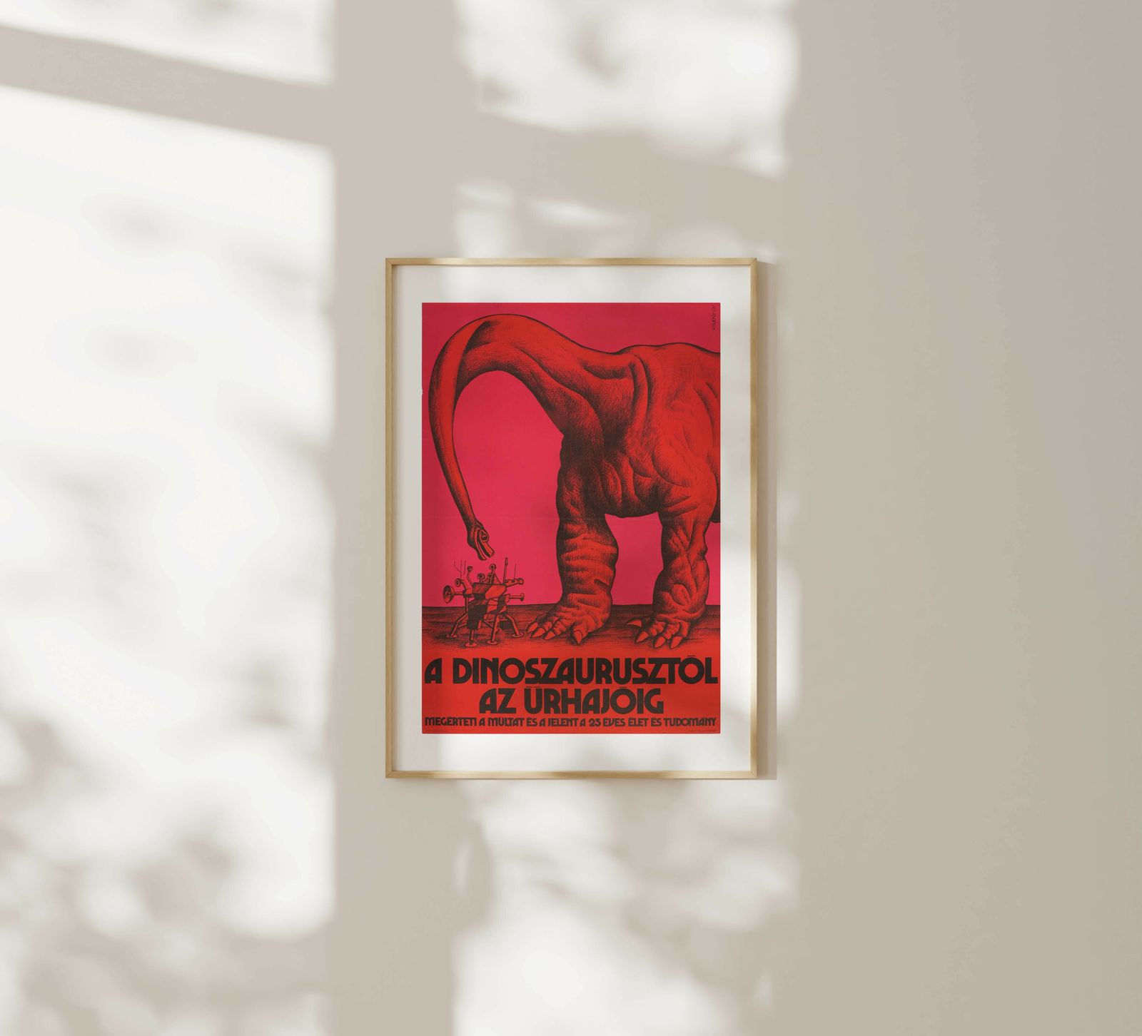 From Dinosaurs To Spaceships   Original Hungary Poster | 1971 photo for sale
