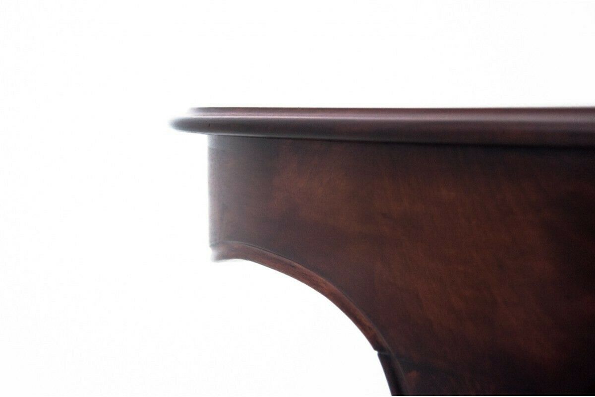 Furniture Antique Table With Chairs, Northern Europe, Around 1870. After Renovation. photo