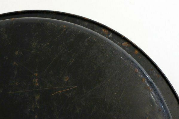 Round Tray Decorated With Fish & Anemones In Metal By Lefevre, France, 1960s photo vinterior