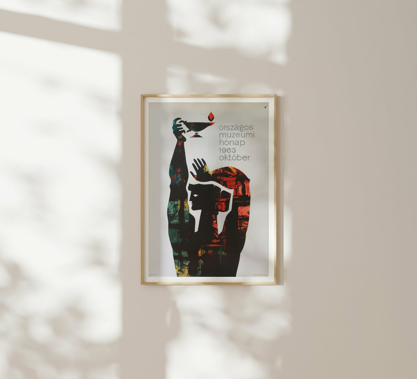 National Museum Month   Original Hungary Poster | 1963 photo furniture