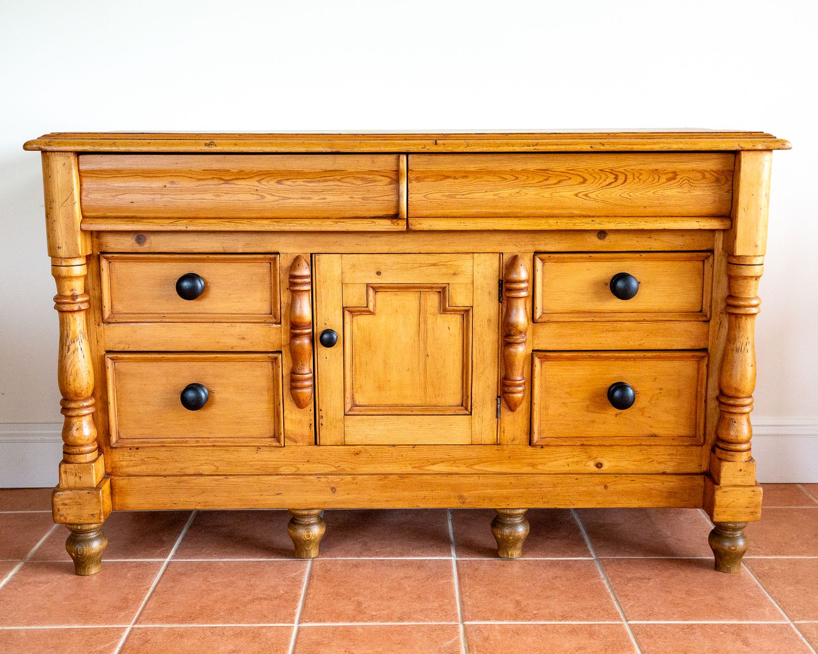 Antique Lancashire Dresser Base Pine 1850 Blonde Buffet Sideboard Commode English Country House Farmhouse 19th Century V.Ictorian photo furniture