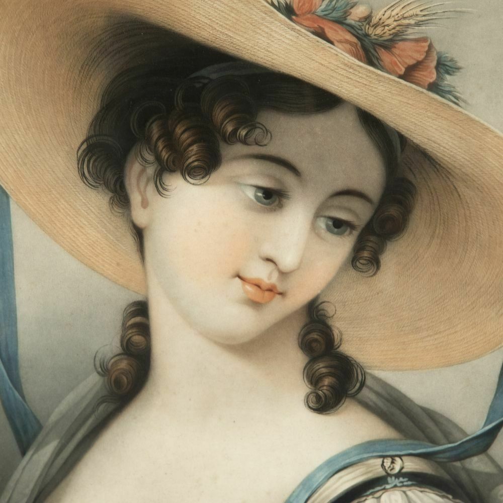 Lithograph Of Mademoiselle Vanmaeler photo Art