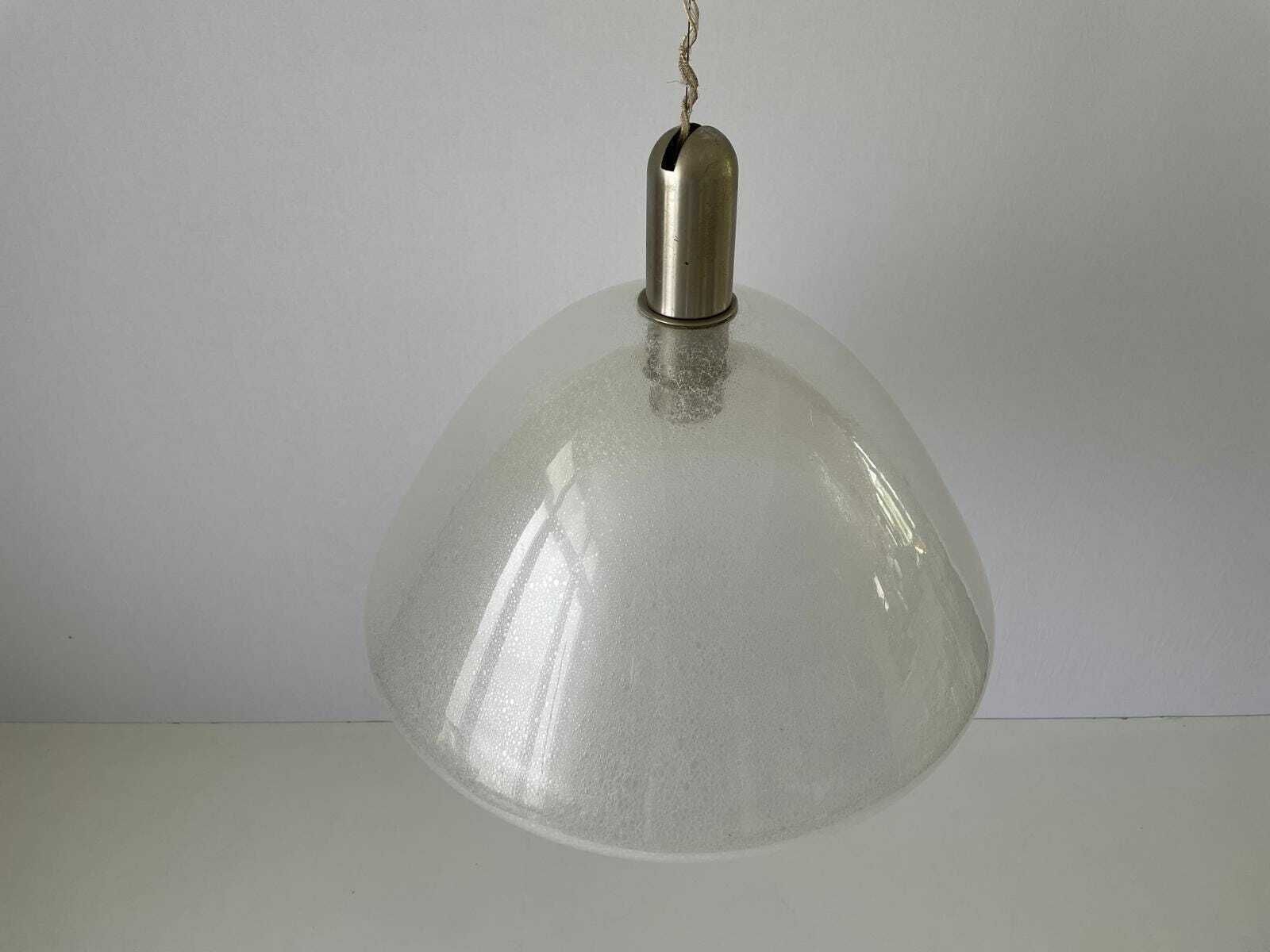 Murano Glass Peleguso Model Pendant Lamp By Carlo Nason For Mazzega, 1960s, Italy photo 4135.0