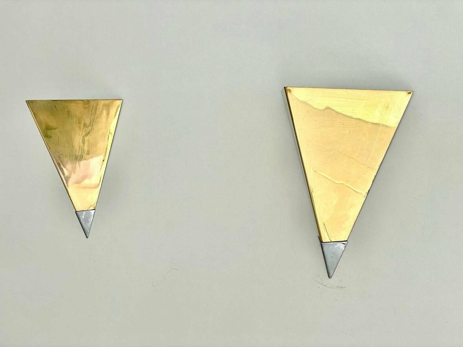 Luxurious Pair Of Gold Sconces By Art Line, 1980s, Germany