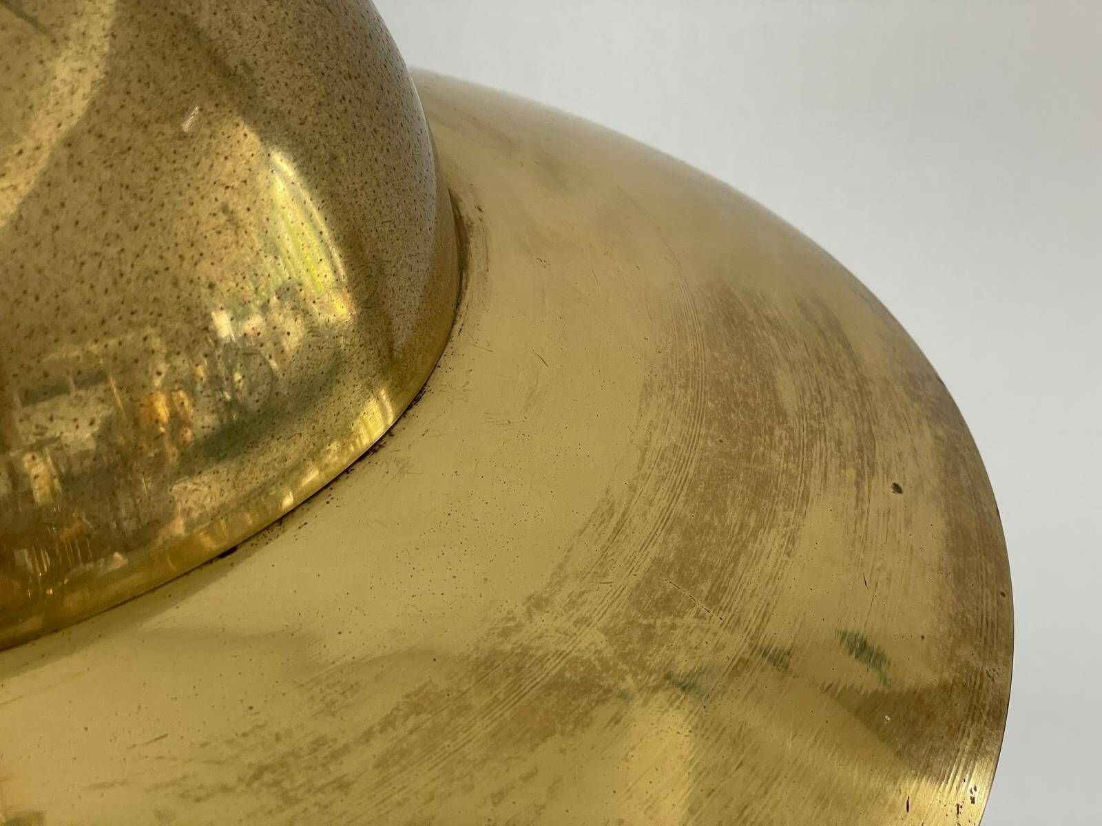 photo for sale Mid Century Modern Italian Heavy Brass Pendant Lamp, 1960s, Italy