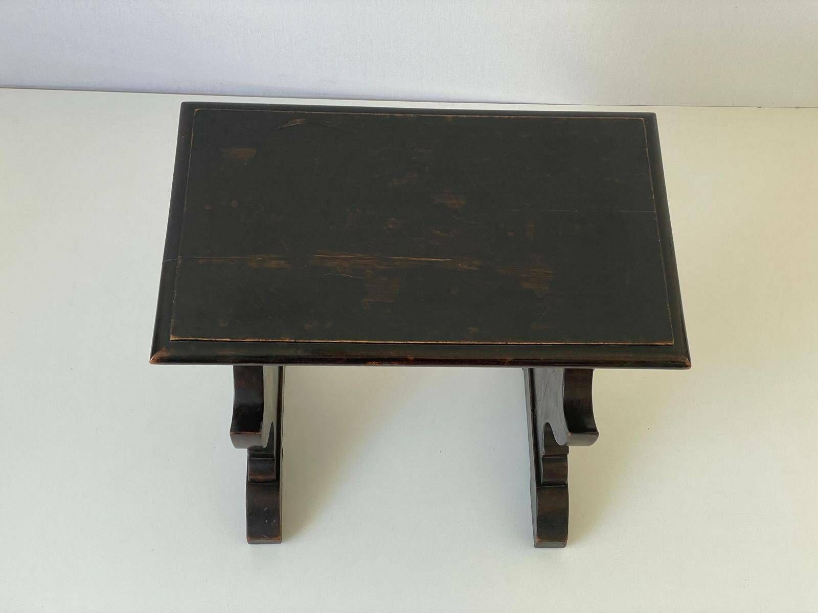 Italian Craft Mahogany Trestle Leg Table photo for sale