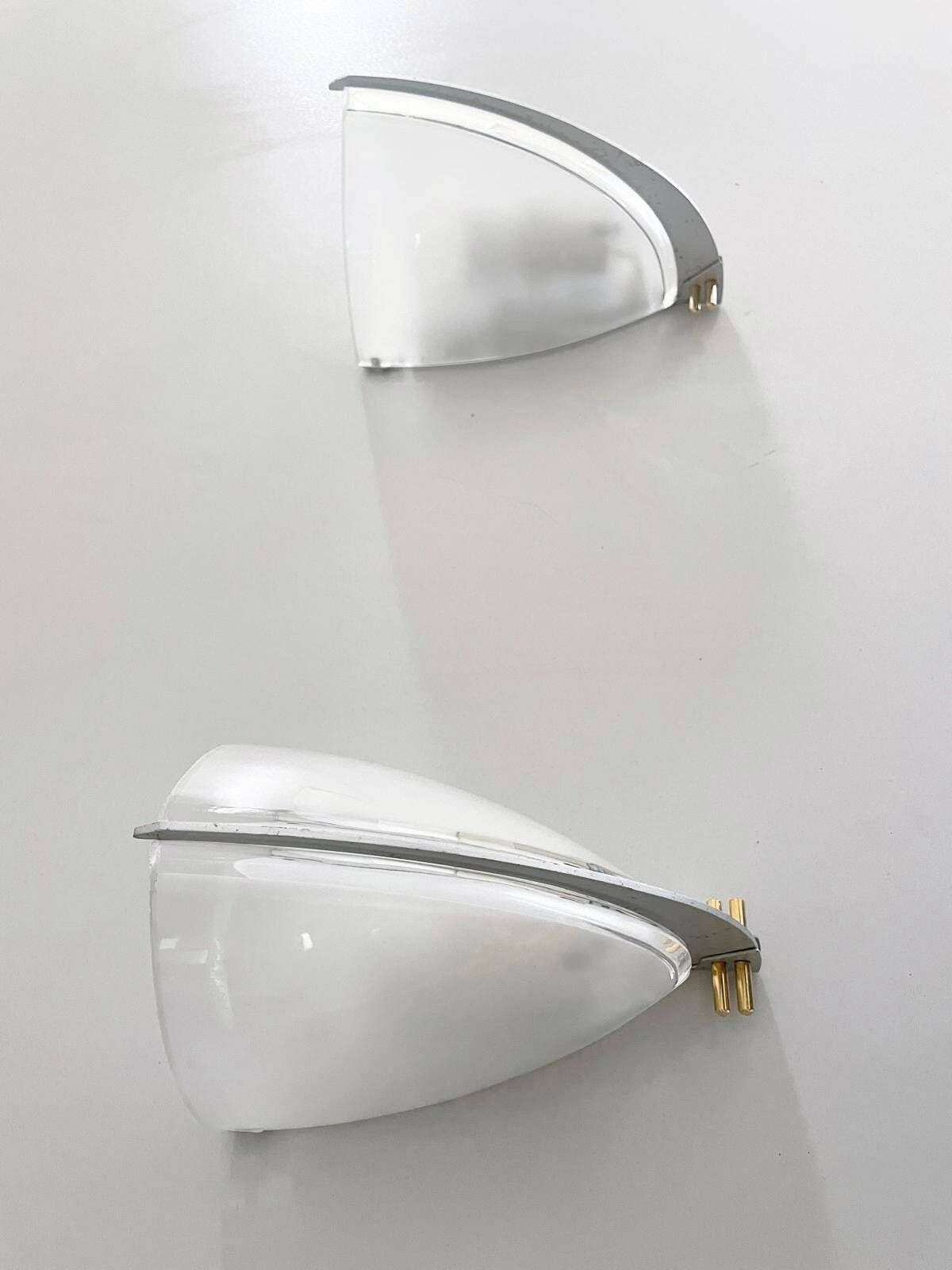 Murano Glass Pair Of Sconces By Ernesto Gismondi For Artemide Veart, 1990s, Italy photo 1470.0