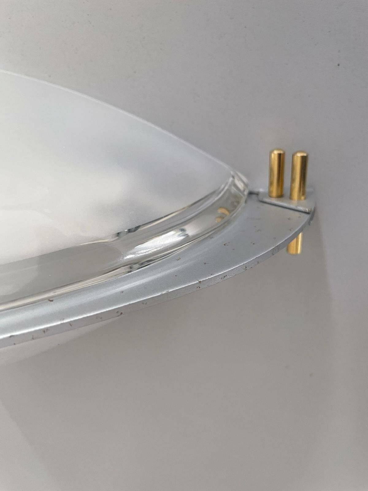 Murano Glass Pair Of Sconces By Ernesto Gismondi For Artemide Veart, 1990s, Italy photo vintage