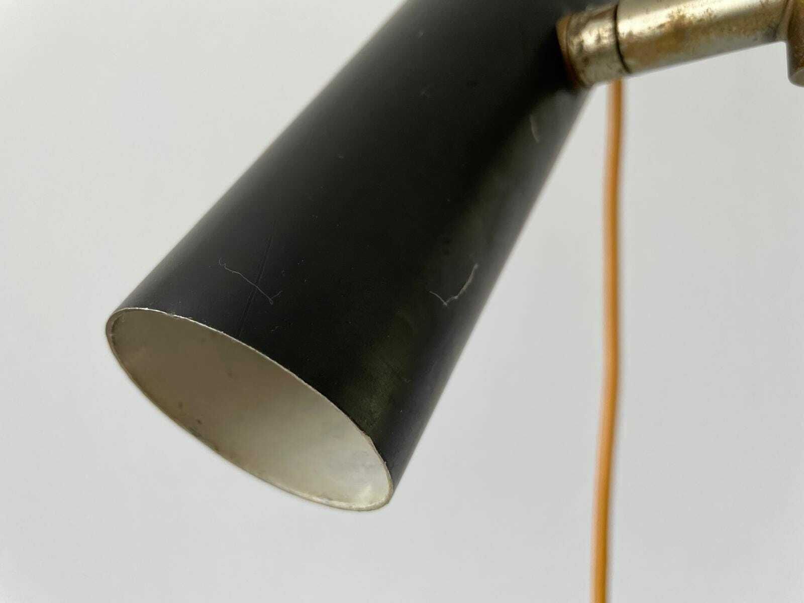 Italian Adjustable Spot Floor Lamp With Conical Base, Attributed To Gino Sarfatti, 1960s, Italy photo vinterior