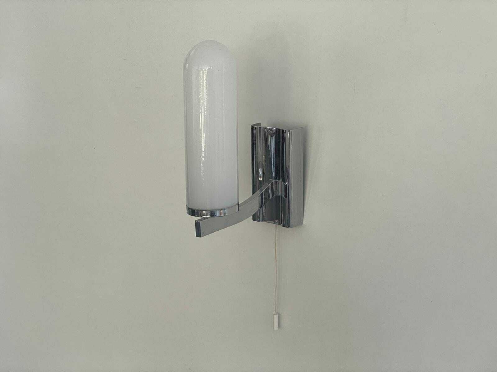 Art Deco Opaline Glass And Brass Sconces, 1940s, Germany photo furniture