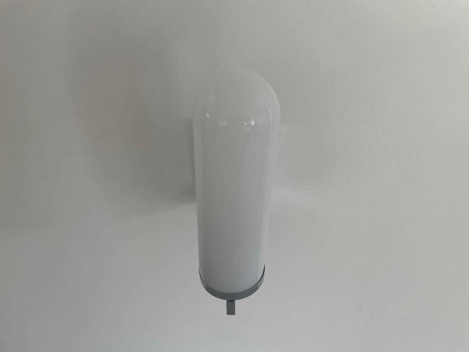 photo for sale Art Deco Opaline Glass And Brass Sconces, 1940s, Germany