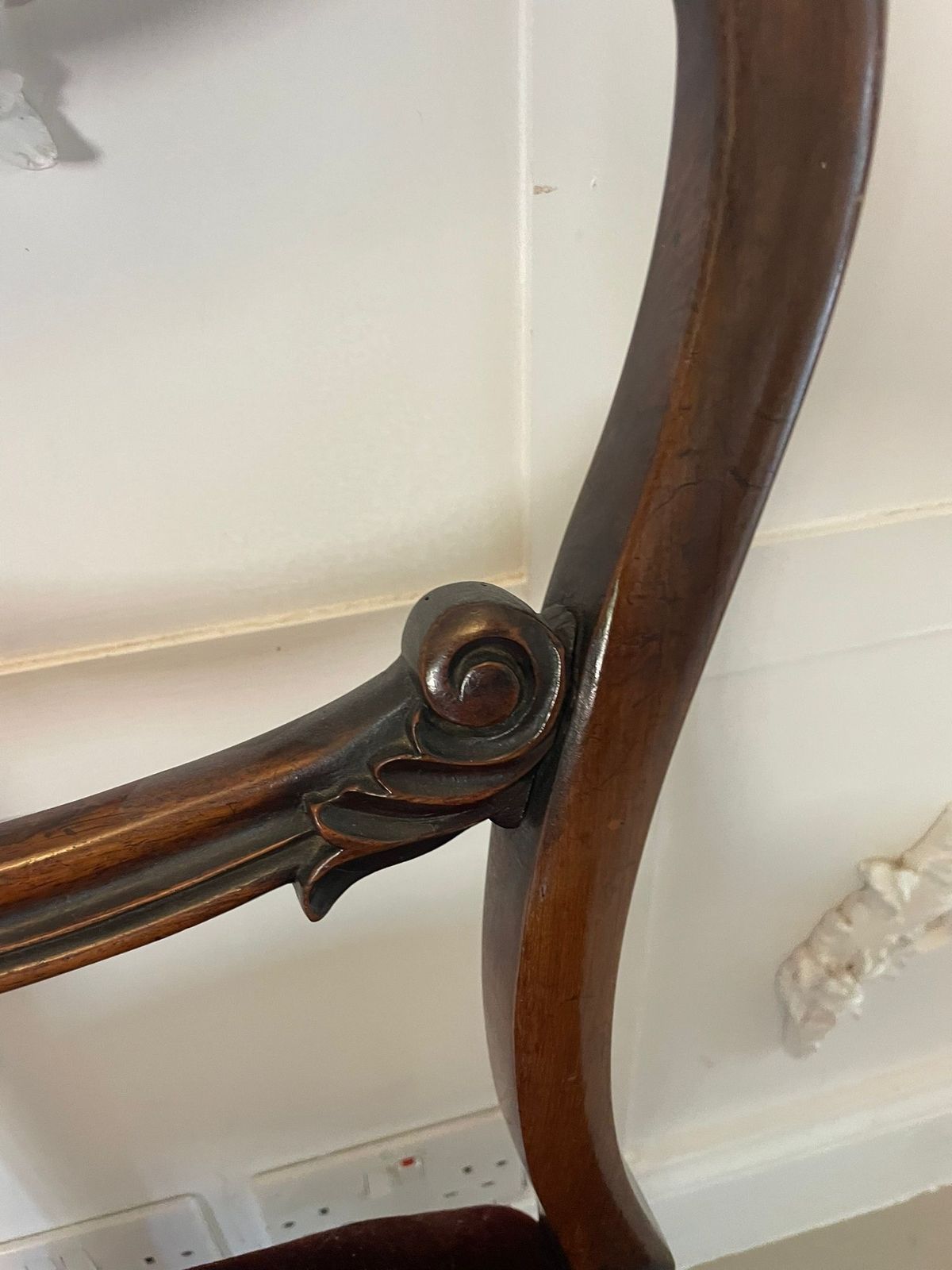 Quality Set Of Six Antique 19th Century Rosewood Dining Chairs photo for sale