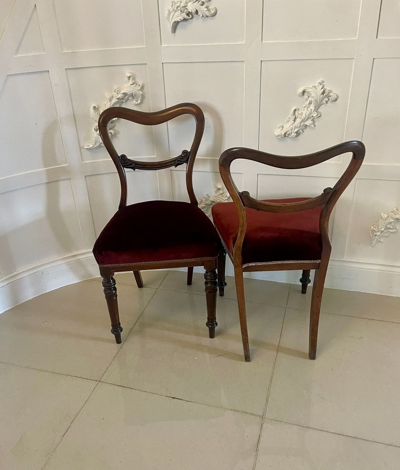 Quality Set Of Six Antique 19th Century Rosewood Dining Chairs photo 2295.0