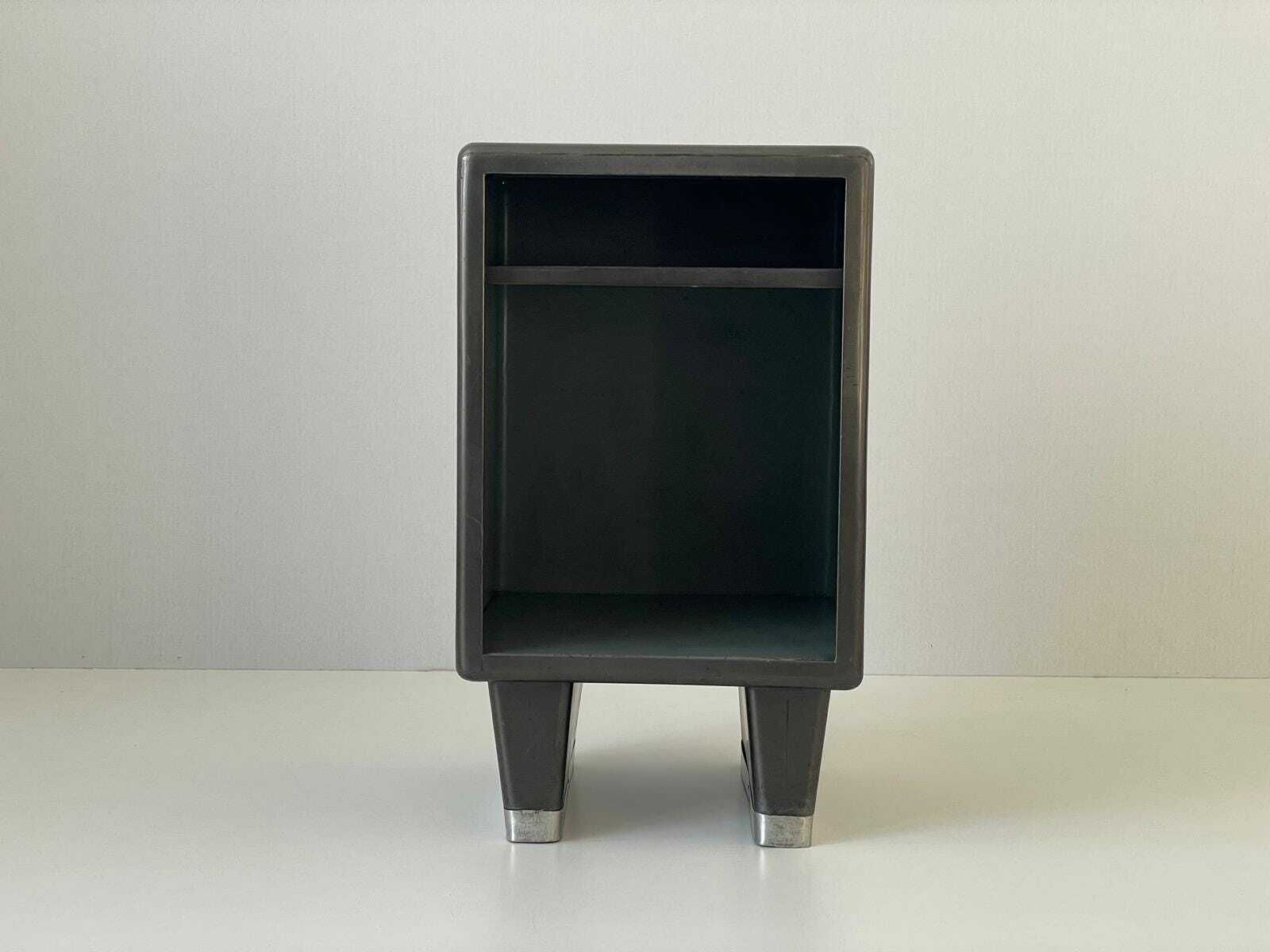 Mid Century Metal Industrial Office Side Table By Italo Carlotti Milano, 1950s, Italy photo furniture