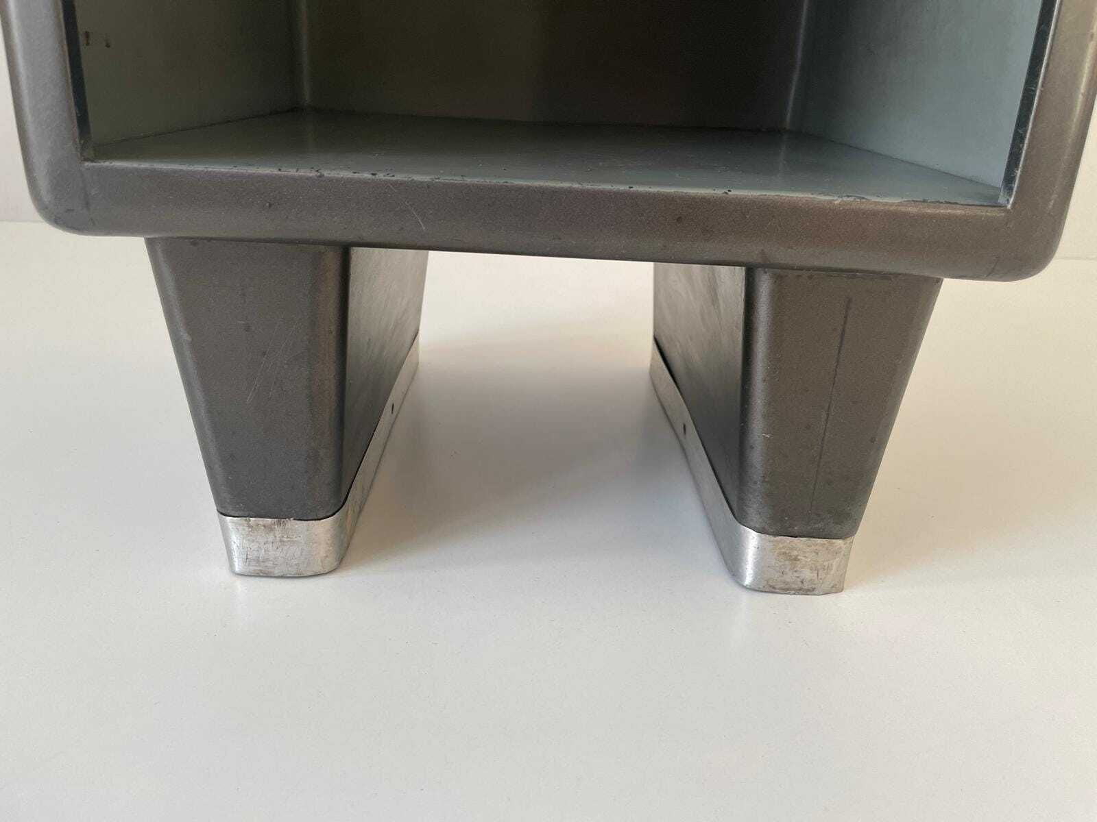 photo furniture Mid Century Metal Industrial Office Side Table By Italo Carlotti Milano, 1950s, Italy