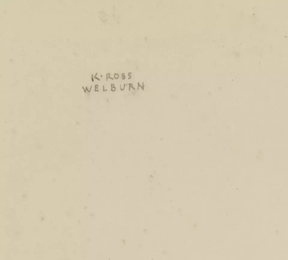Kenneth Ross Welburn (1910 1998)   Mid 20th Century Watercolour, Reclining Nude photo for sale