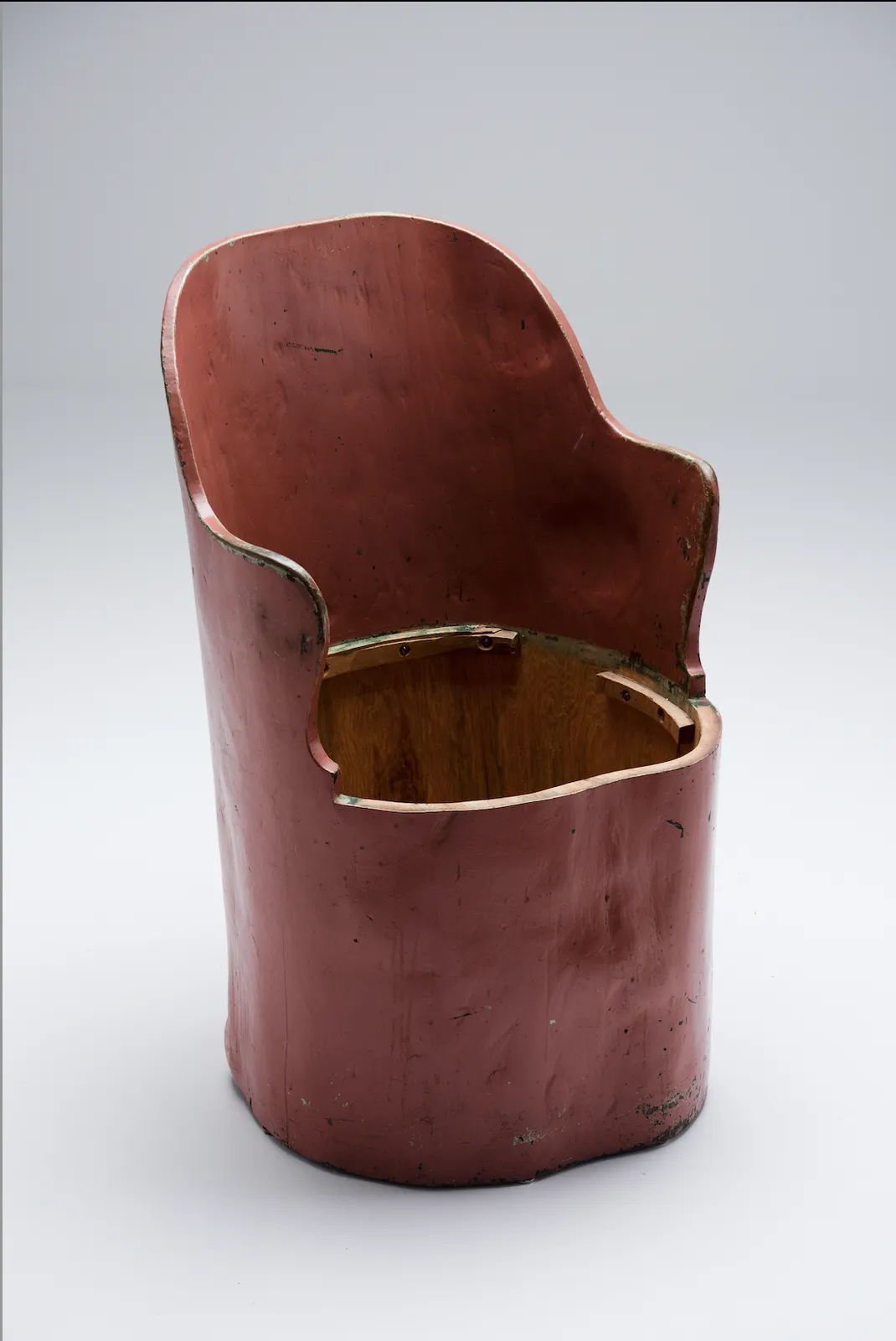Pink Swedish Stump Chair, Early 20th Century photo buy