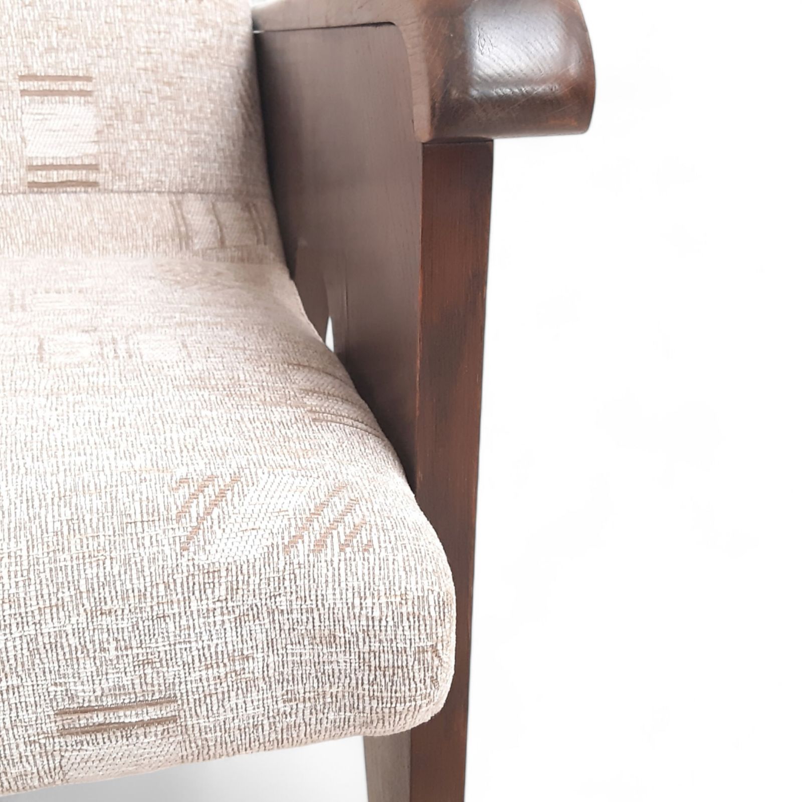 Vintage Wooden A Shaped Armchair By Up Závody, 1950s photo for sale
