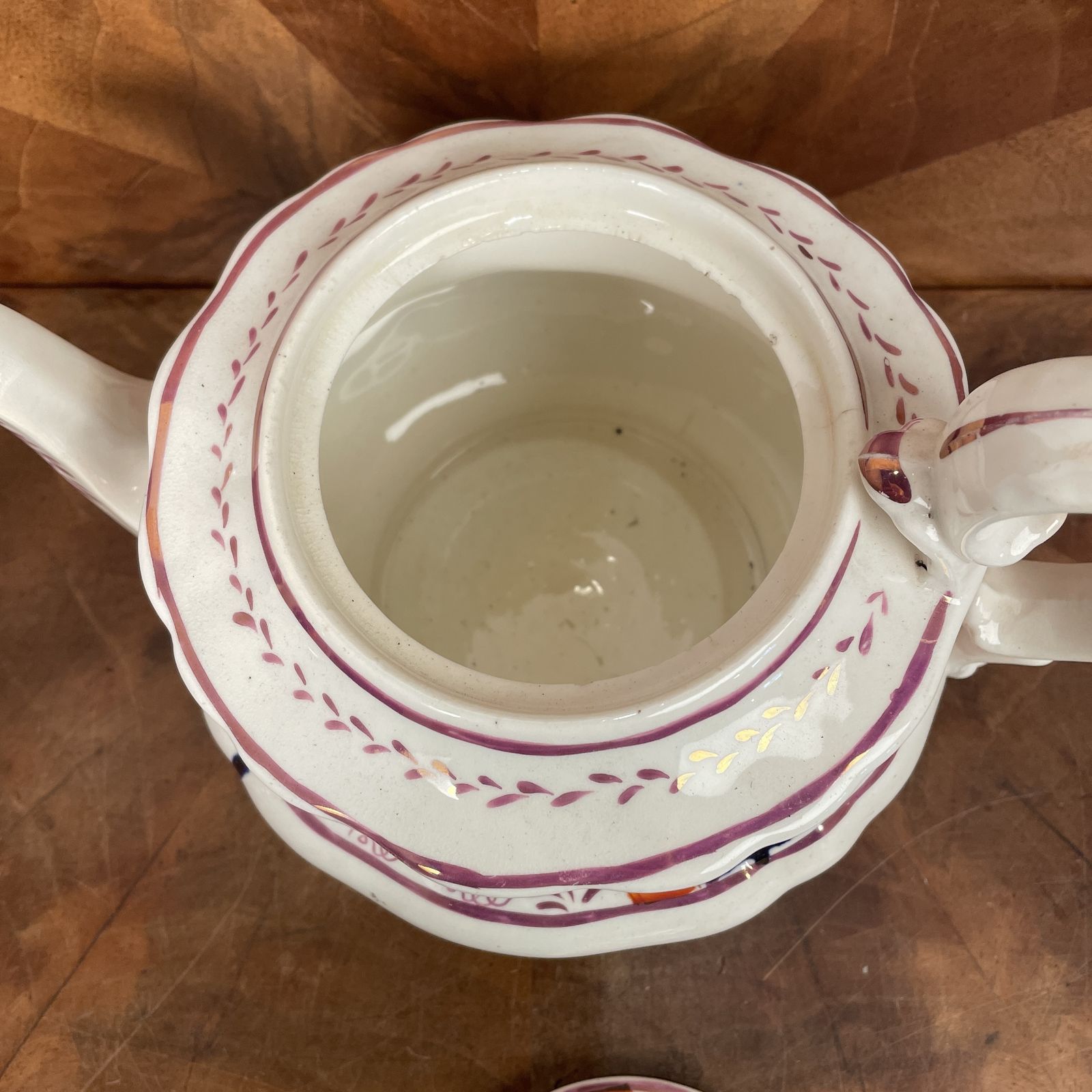 Victorian Tea Pot Milk Jug And Sugar Bowl photo for sale