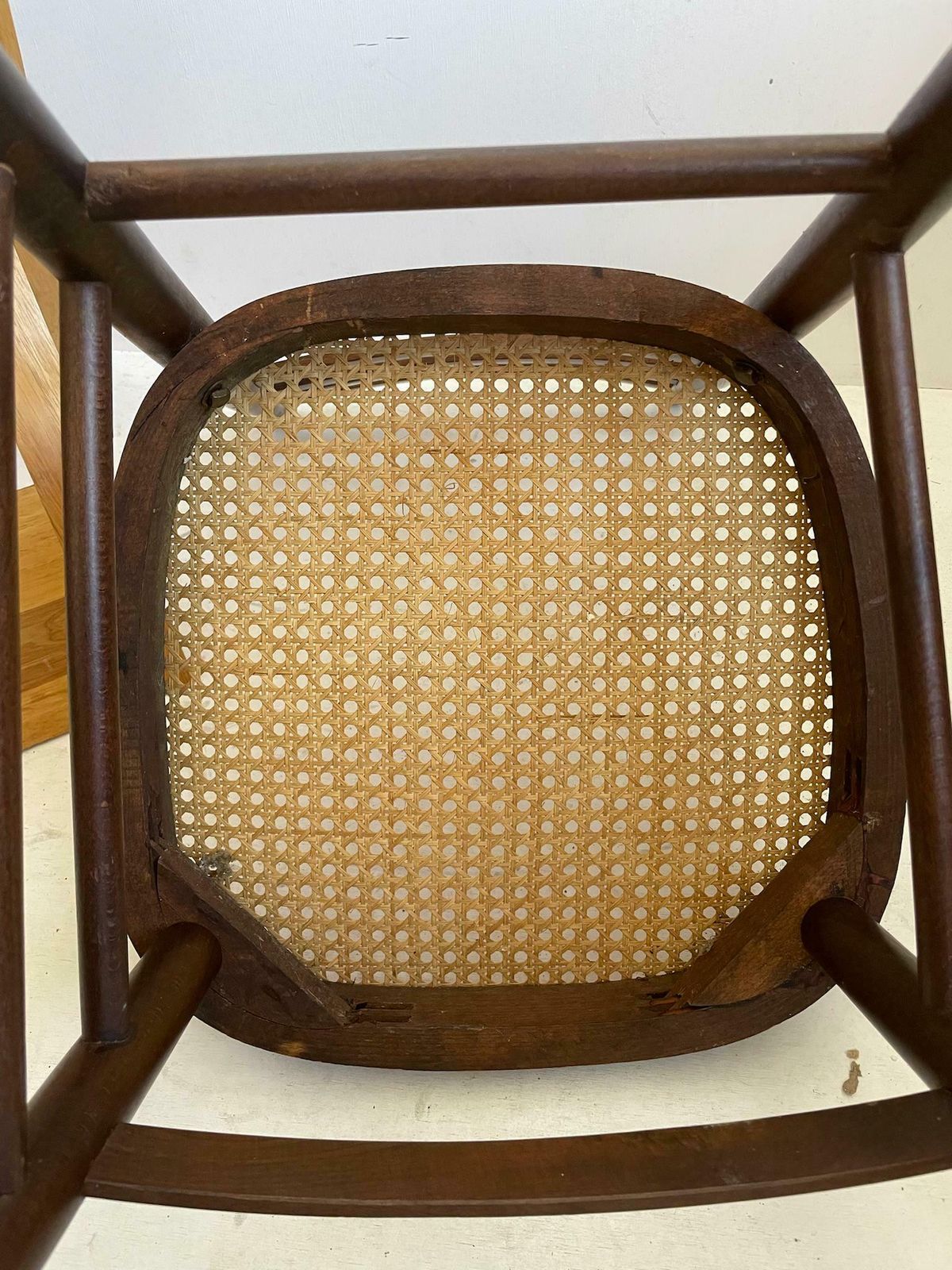 Bistro Cafe Dining Chair With Cane Seat Thonet Designed Circa 1970s photo buy