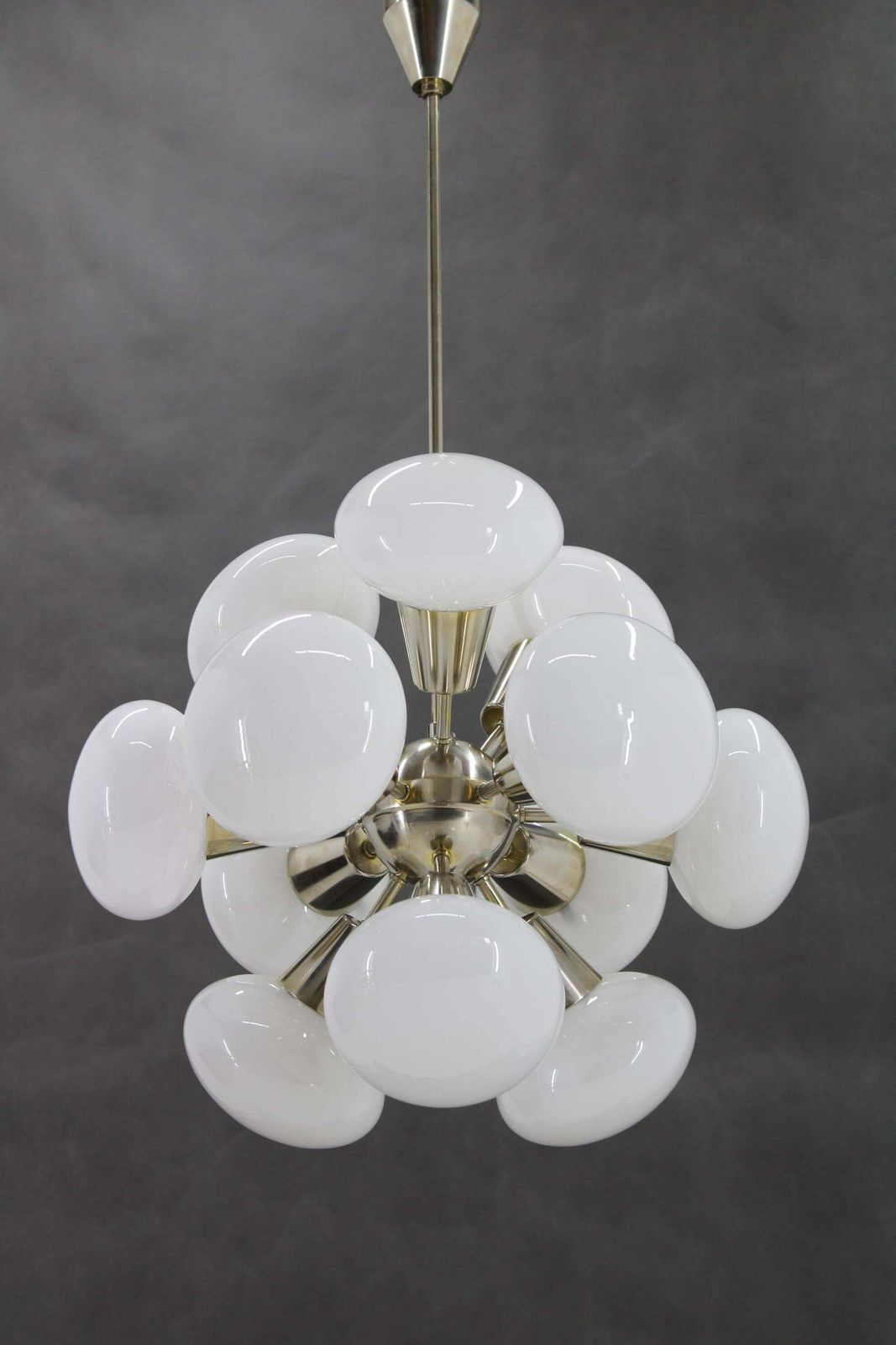 1970s Chrome Plated  12 Flamming  Sputnik , Czechoslovakia photo furniture