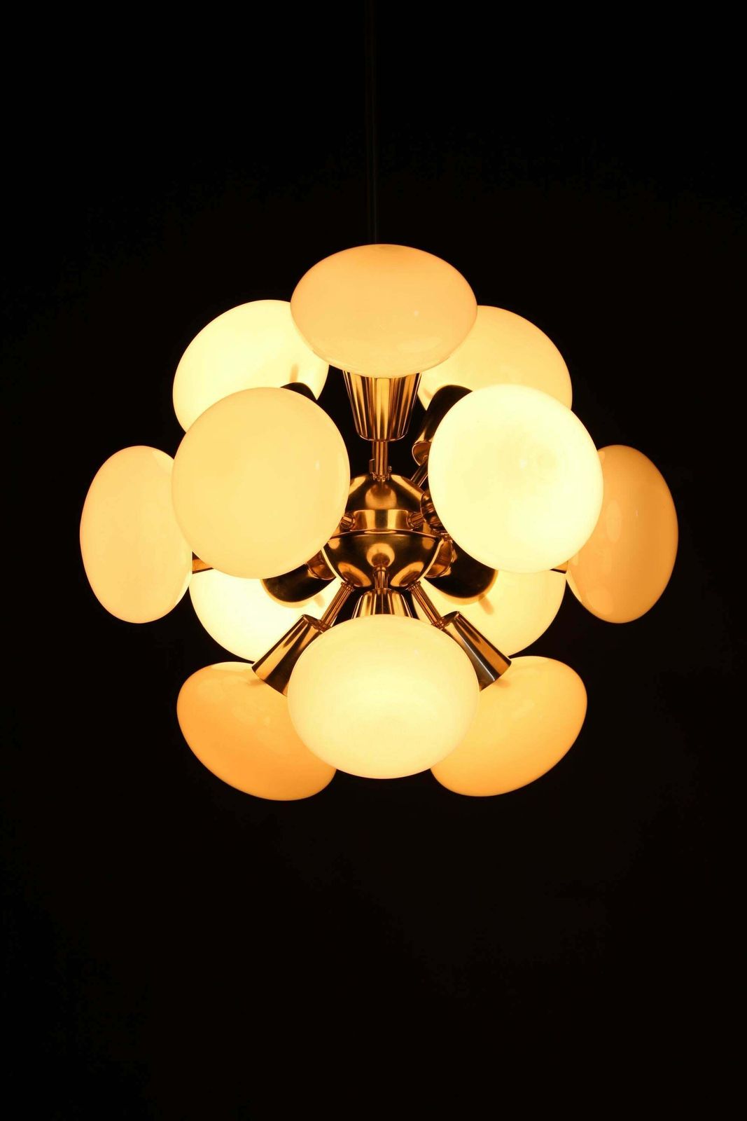 photo for sale 1970s Chrome Plated  12 Flamming  Sputnik , Czechoslovakia