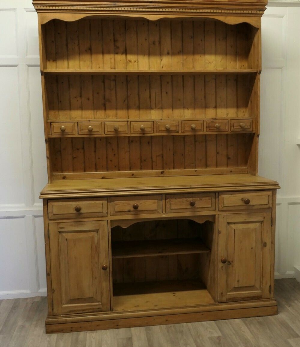 Genuine Farmhouse Country Kitchen Pine Dresser