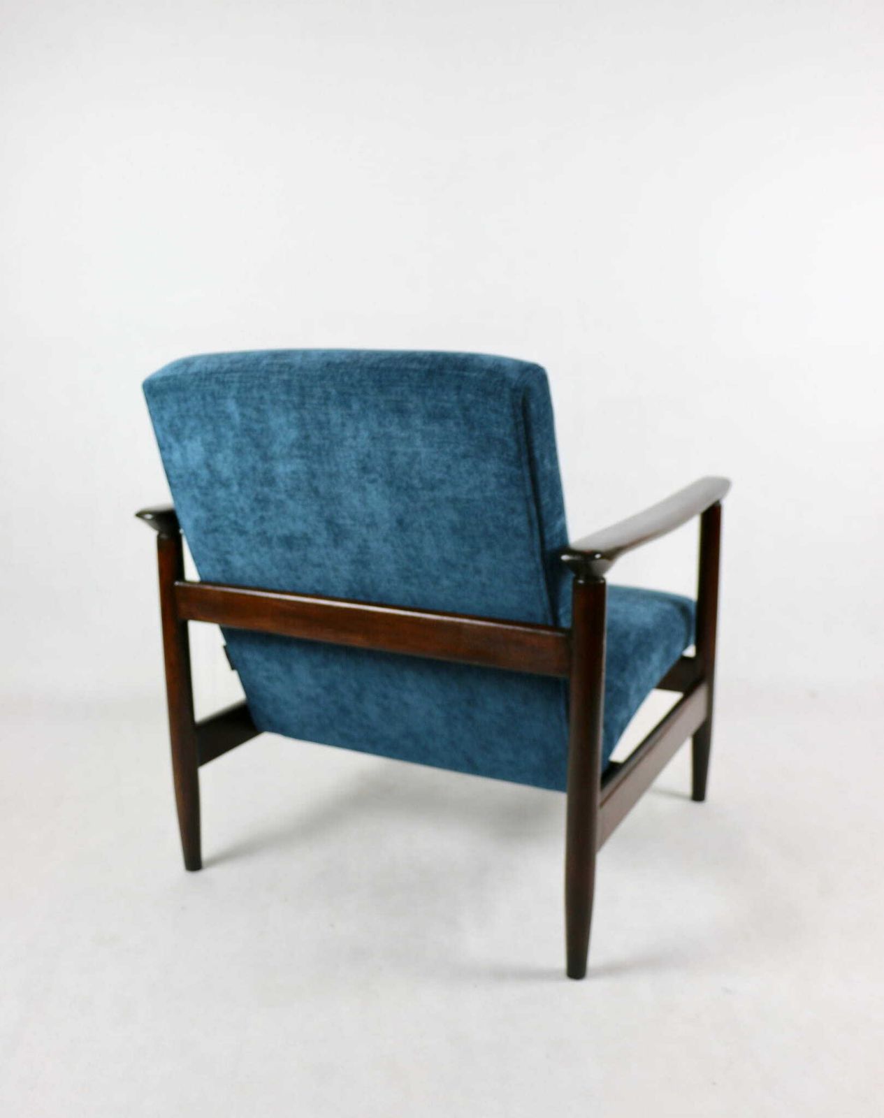 Gfm 142 Armchair, Designed By Edmund Homa From The 70s, Navy Blue   2 Pieces Available photo vinterior