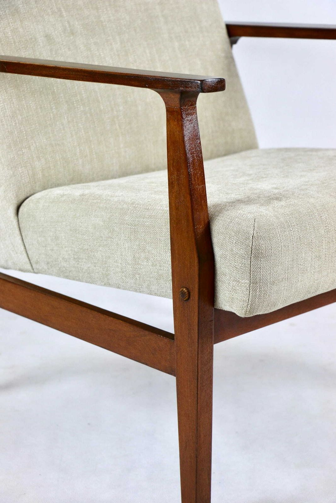 Classic Armchair Like Lis Vintage 70s Beige photo for sale