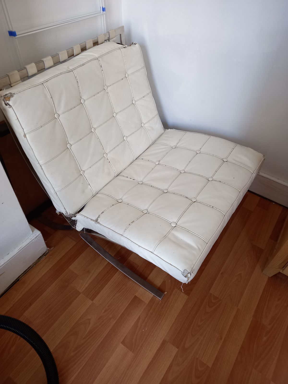 Barcelona Chair And Foot Stool