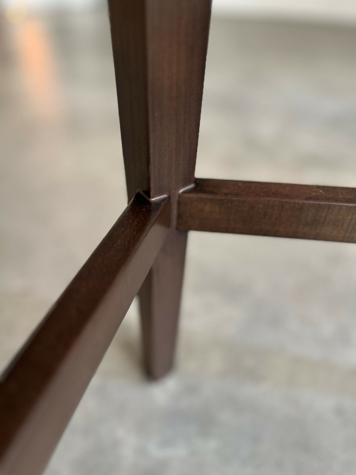 Promemoria Caffe Stools (X2) In Beechwood & Tortora Leather (Handmade In Italy) photo buy