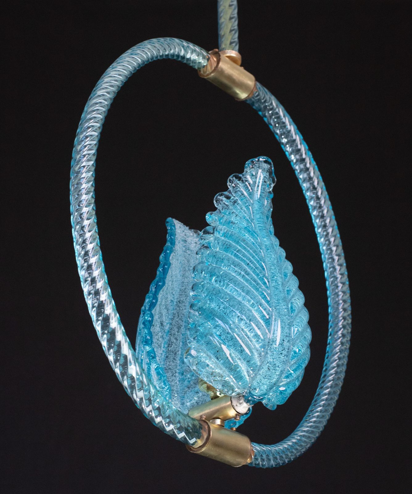 Blu Jewel Murano Glass Chandelier By Barovier E Toso, 1950s photo buy