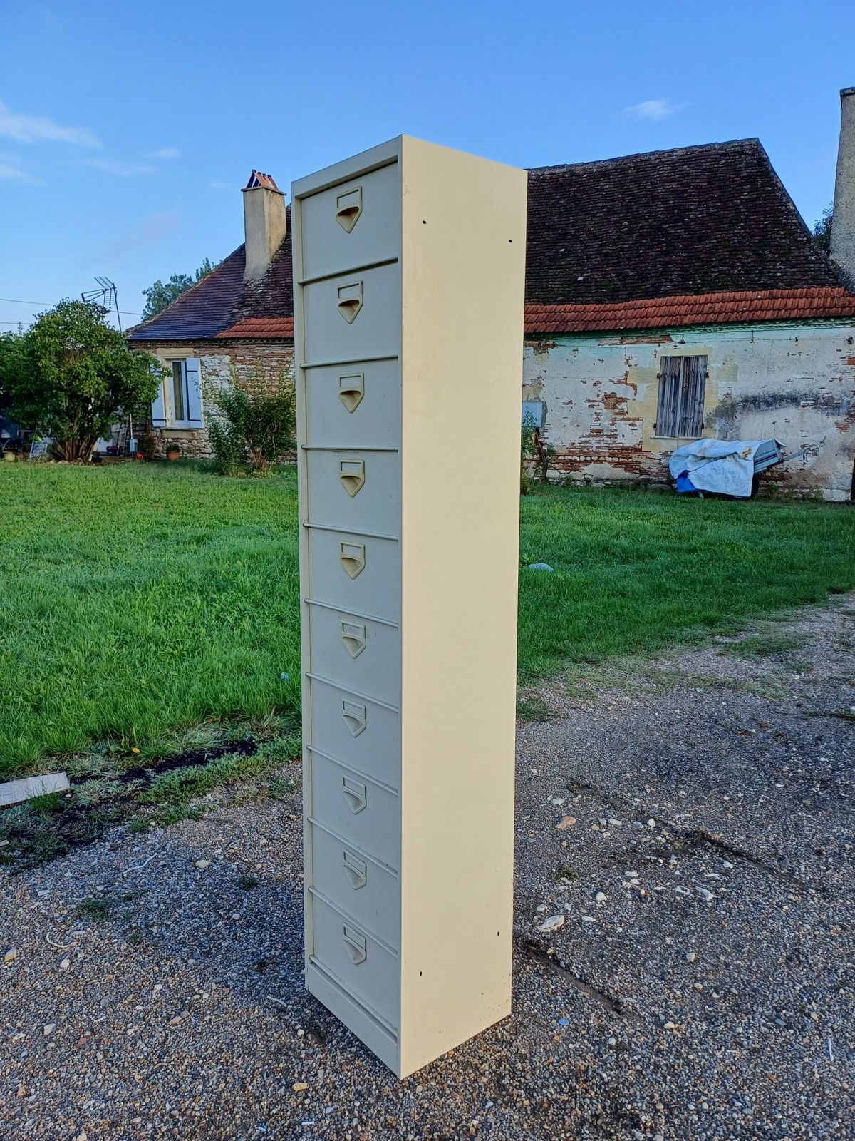 Vintage Locker Cabinet Jm.Bruneaux photo vintage