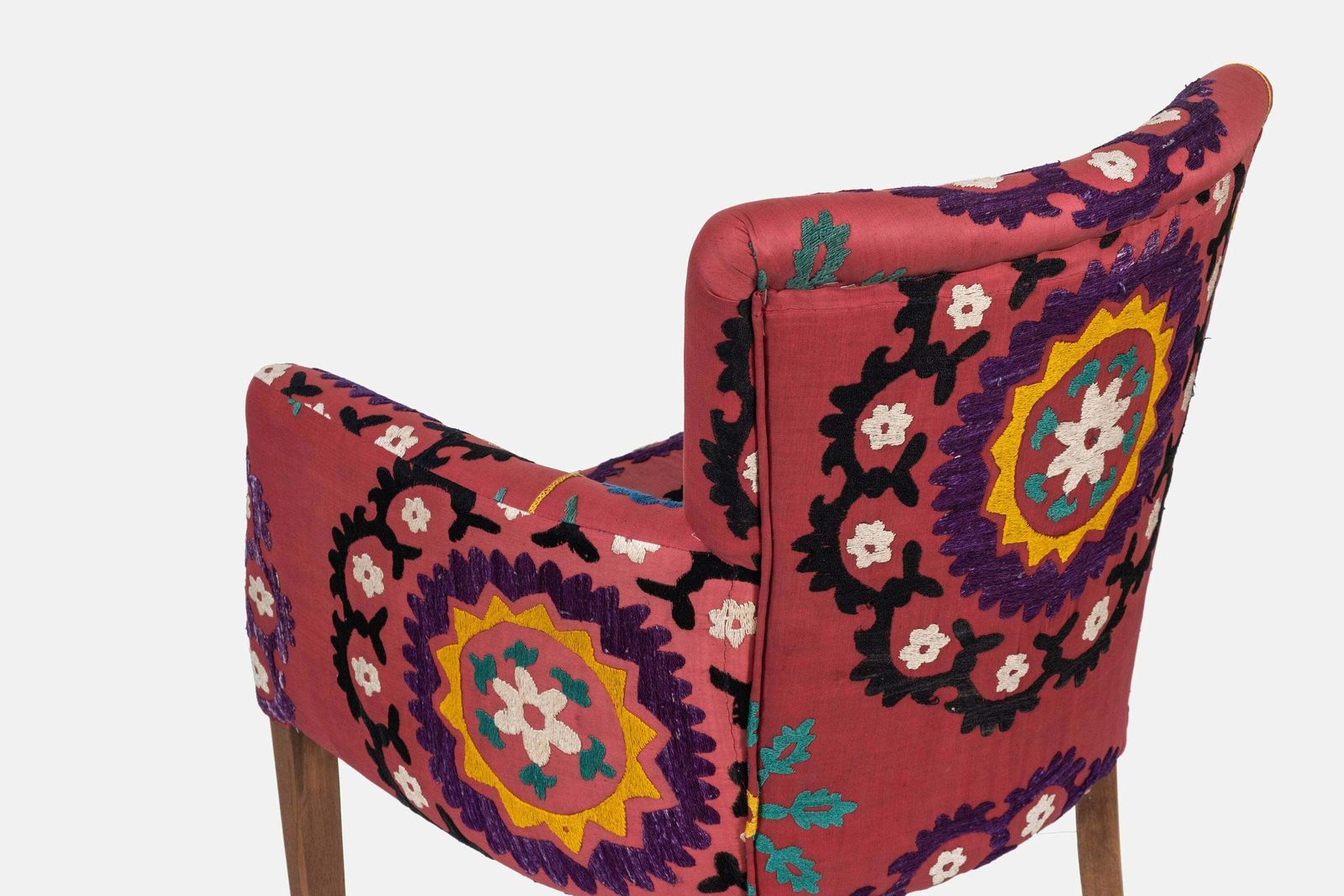 Set Of 6 Suzani Chair   Traditional Bergere photo vinterior