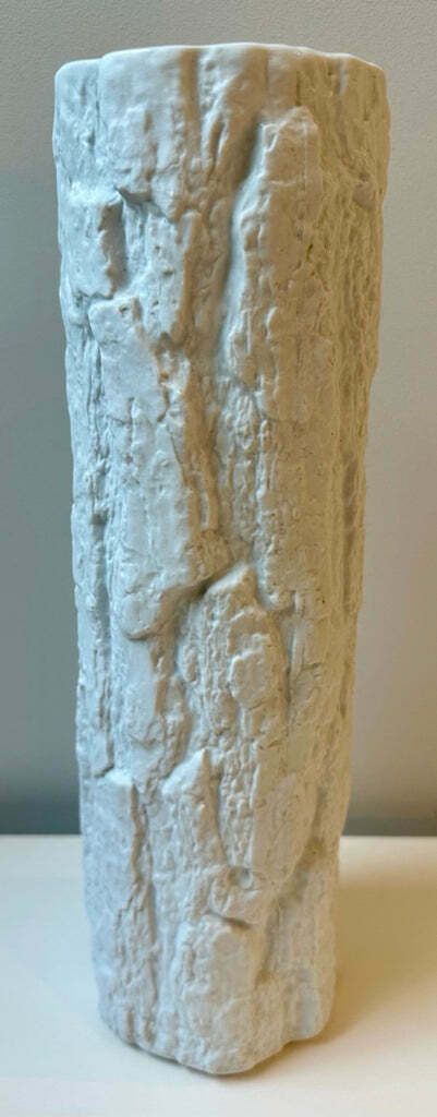 180.0 1970s Bisque Bark Bareuther Bavarian Porcelain Vase photo