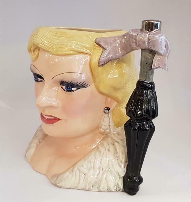 1980s Royal Doulton The Celebrity Collection Mae West photo for sale