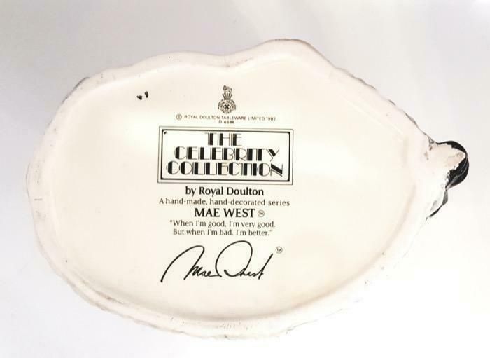 photo for sale 1980s Royal Doulton The Celebrity Collection Mae West