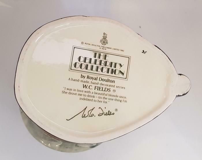photo furniture 1982 Royal Doulton Toby Jug "Celebrity Collection" W. C. Fields