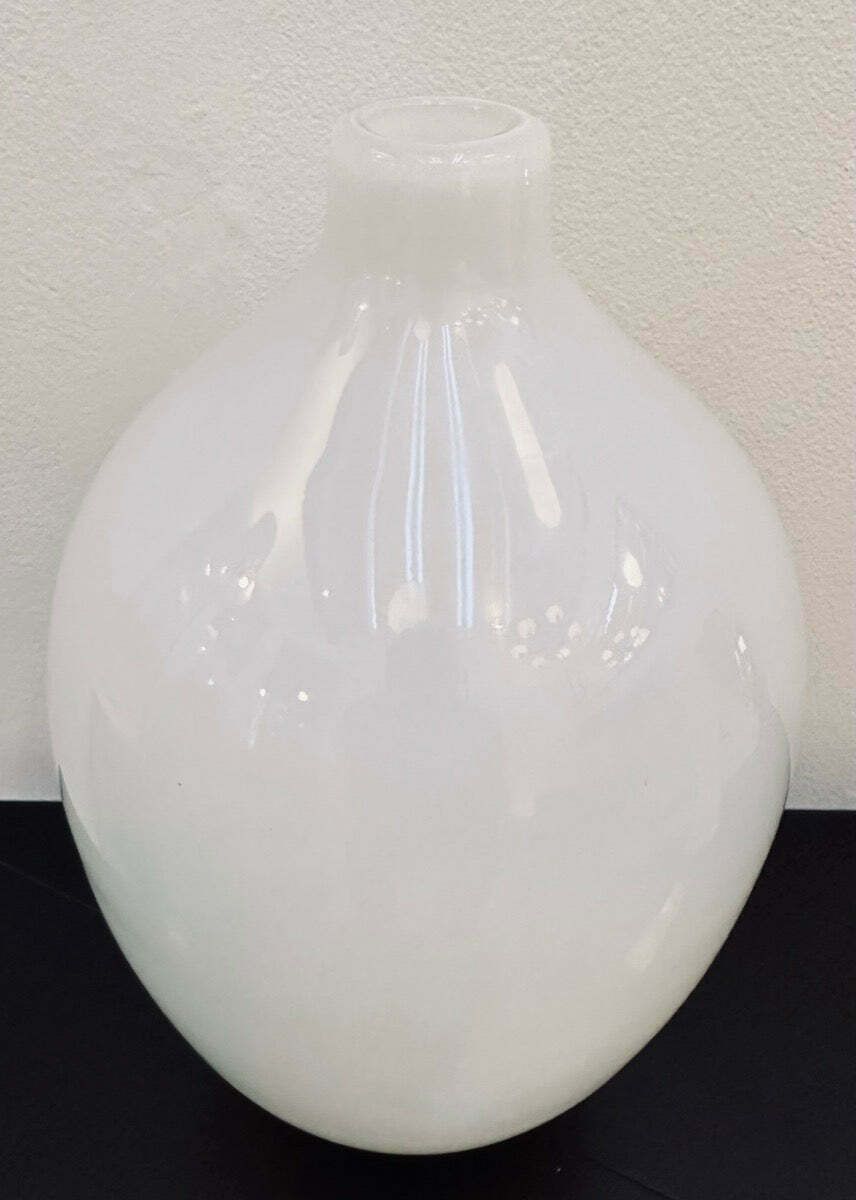 photo buy 1960s Italian Opalescent Glass Oviod Form Vase